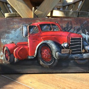 Tableau métal voiture Paris