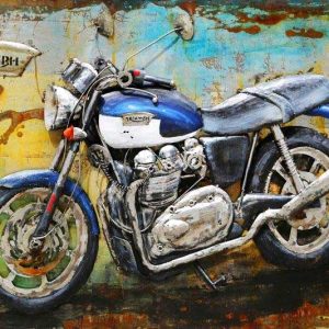 Tableau métal moto Paris